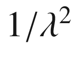 $$1/\lambda ^2$$