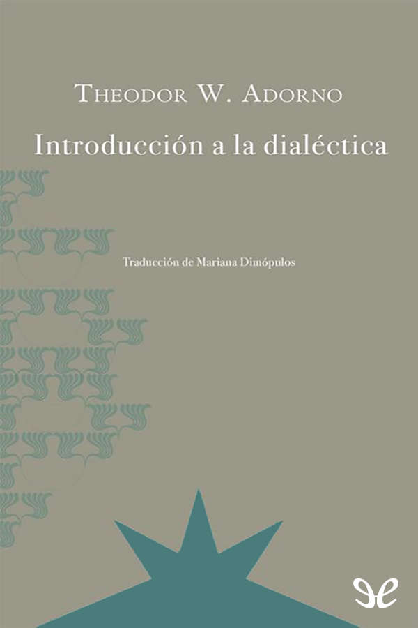 Introducción a la dialéctica