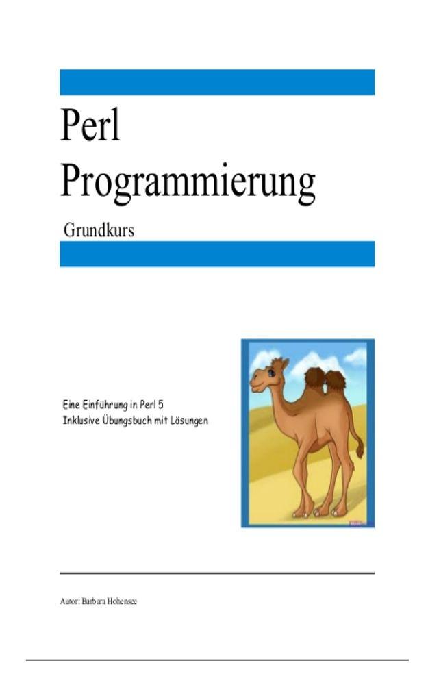 Perl Programmierung - Grundkurs