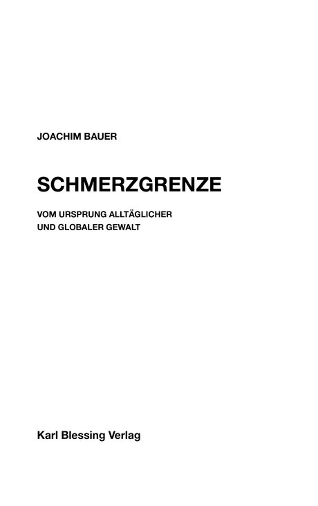 Schmerzgrenze