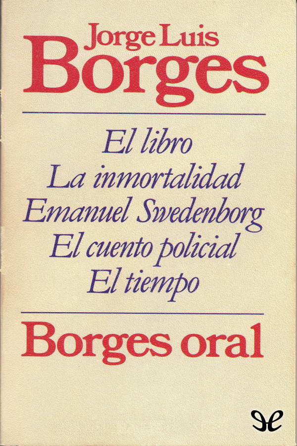 Borges oral