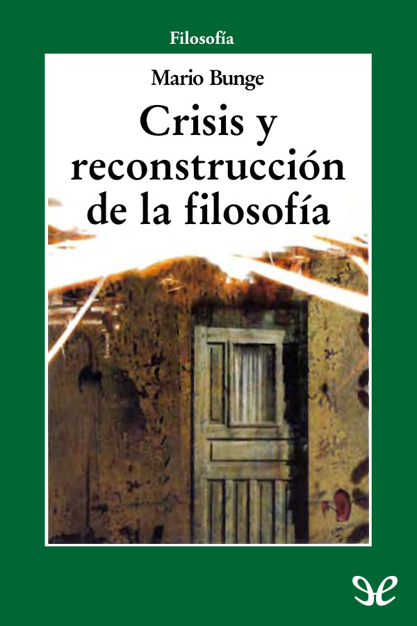 Crisis y reconstrucción de la filosofía