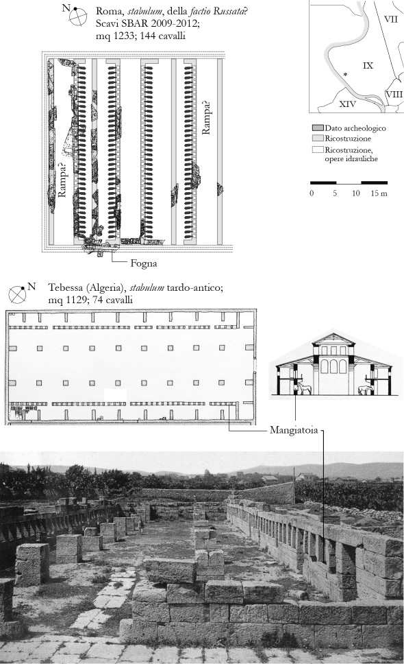 Fig. 42. Stalle per cavalli da circo.