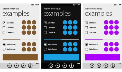 Colores en los temas de Windows Phone