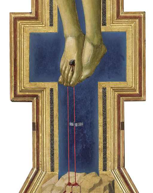 Giotto, Crocifisso, particolare