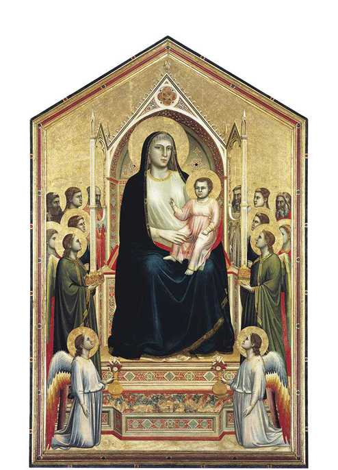 Giotto,Madonna d’Ognissanti, 1310-1311, tempera su tavola, cm 325