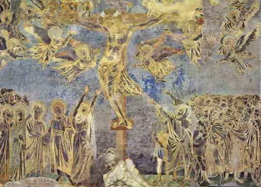 Cimabue,Crocifissione, 1280-1285, affresco, cm 350