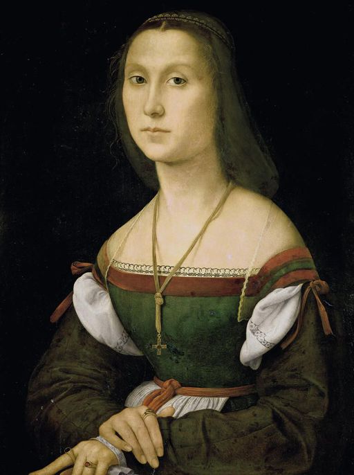 Raffaello,La muta, 1507-1508, olio su tavola, cm 64