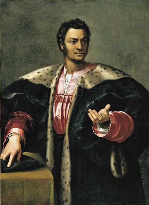 Sebastiano del Piombo,Ritratto di Anton Francesco degli Albizzi, 1525, olio su tela, cm 134