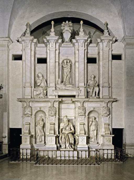 Michelangelo,Tomba di Giulio II, 1505-1543, marmo, Roma, San Pietro in Vincoli 