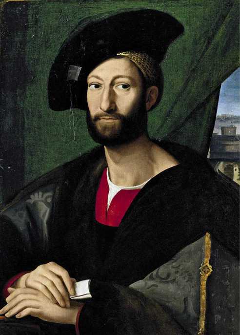 Raffaello (da),Giuliano de’ Medici, XVI secolo, tempera e olio su tela, cm 83,2