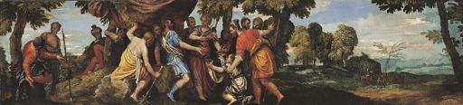 Veronese,Atalanta e Meleagro, 1562-1565, olio su tela, cm 26