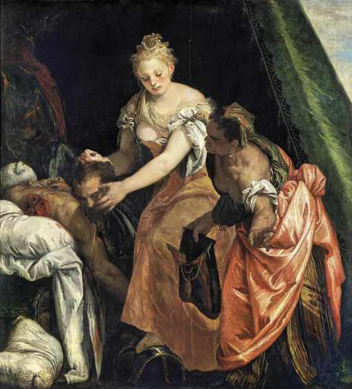 Veronese,Giuditta e Oloferne, 1580 ca, olio su tela, cm 195