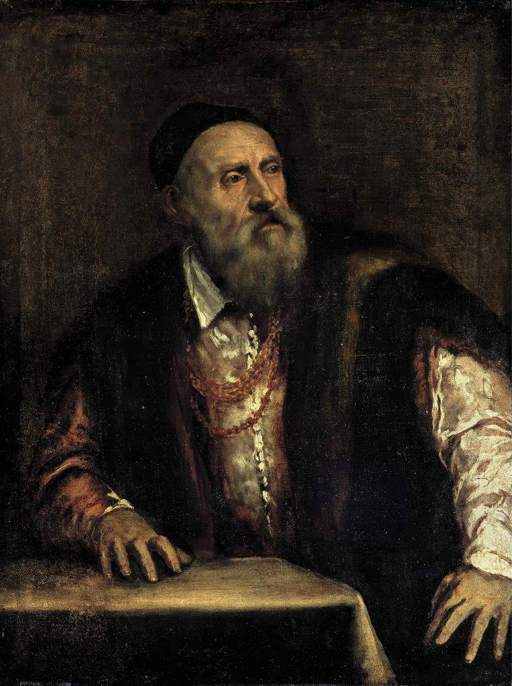 Tiziano,Autoritratto, 1560 ca, olio su tela, cm 96