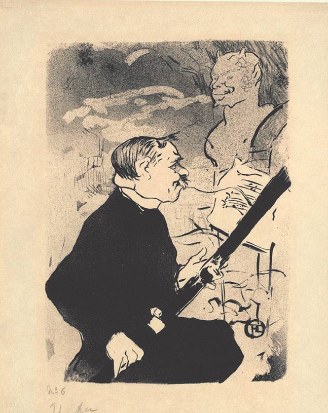 Henri de Toulouse-Lautrec, “Per te”, 1893, stampa litografica, cm 35×27,4, Hannover, Sprengel Museum