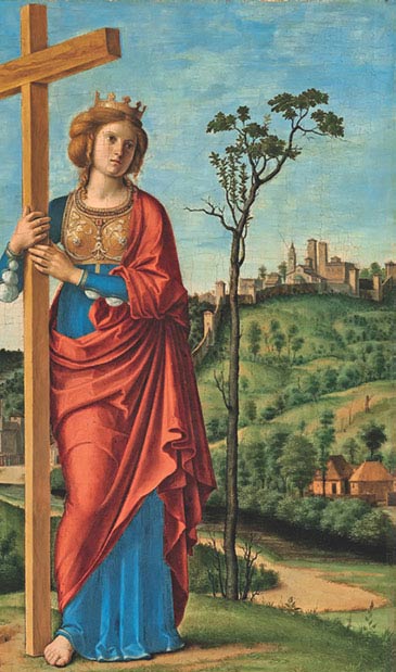 Cima da Conegliano, Sant’Elena, 1495 ca, olio su tavola, cm 40×32, Washington, National Gallery of Art