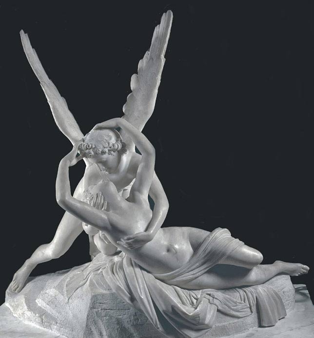 Antonio Canova, Amore risveglia Psiche con un bacio, 1793, marmo, Parigi, Musée du Louvre