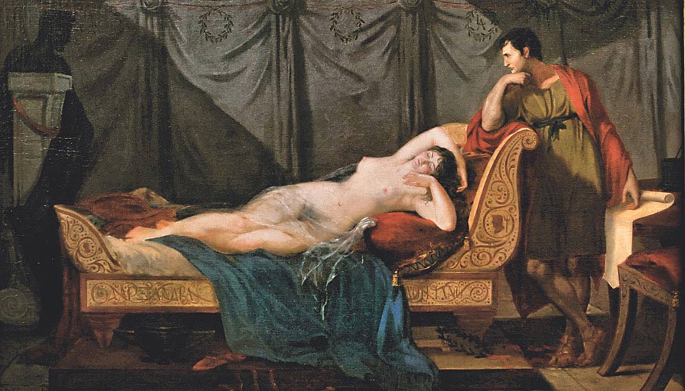 Guillaume Guillon Lethière, Ritratto di Lucien Bonaparte e Alexandrine de Bleschamp, 1802, olio su tela, cm 105,7×135,9, Collezione privata