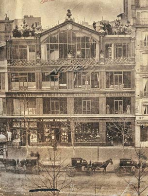 Nadar, Lo studio di Nadar in boulevard des Capucines a Parigi, 1850 ca, fotografia, Parigi, Bibliothèque nationale de France