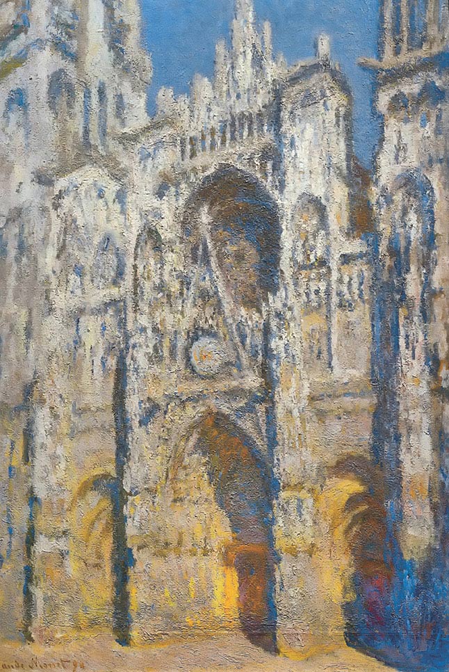 Claude Monet, La cattedrale di Rouen in pieno sole, 1894, olio su tela, cm 107×73, Parigi, Musée d’Orsay