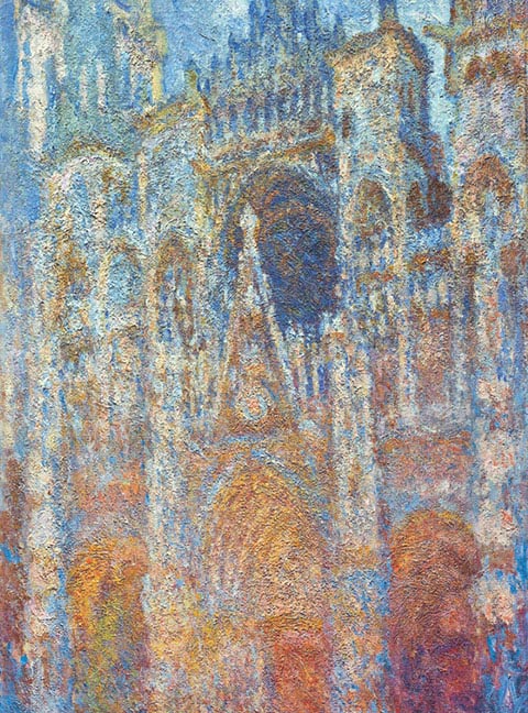 Claude Monet, La cattedrale di Rouen di mattina, 1894, olio su tela, cm 91×63, Parigi, Musée d’Orsay