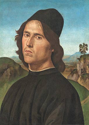 Pietro Perugino, Ritratto di Lorenzo di Credi, 1488, olio su tavola, cm 44×30,5, Washington, National Gallery of Art