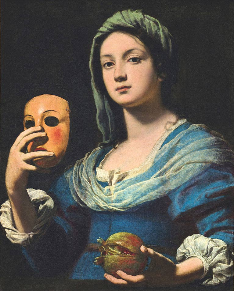 Lorenzo Lippi, Allegoria della simulazione, 1640 ca, olio su tela, cm 72,5×58,5, Angers, Musée des Beaux-Arts