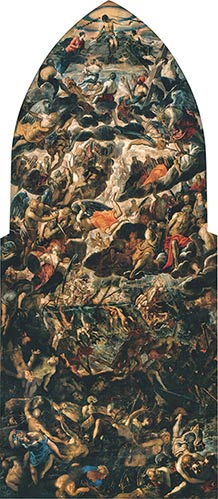 Tintoretto, Giudizio Universale, 1562-1564, olio su tela, cm 1450×590, Venezia, chiesa della Madonna dell’Orto