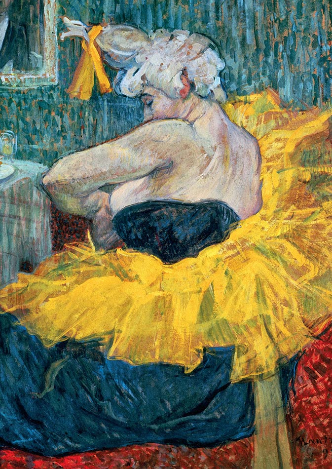 Henri de Toulouse-Lautrec, La pagliaccia Cha-u-Kao, 1895, olio su cartone, cm 64×49, Parigi, Musée d’Orsay