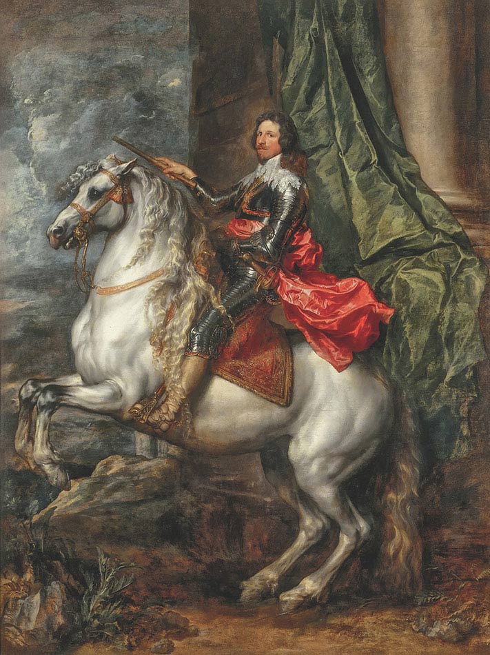 Antoon van Dyck, Ritratto del principe Tommaso Francesco di Savoia Carignano a cavallo, 1634, olio su tela, cm 315×236, Torino, Galleria Sabauda