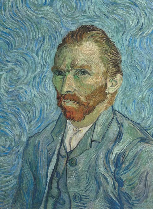 Vincent van Gogh, Autoritratto, 1889, olio su tela, cm 65×54, Parigi, Musée d’Orsay