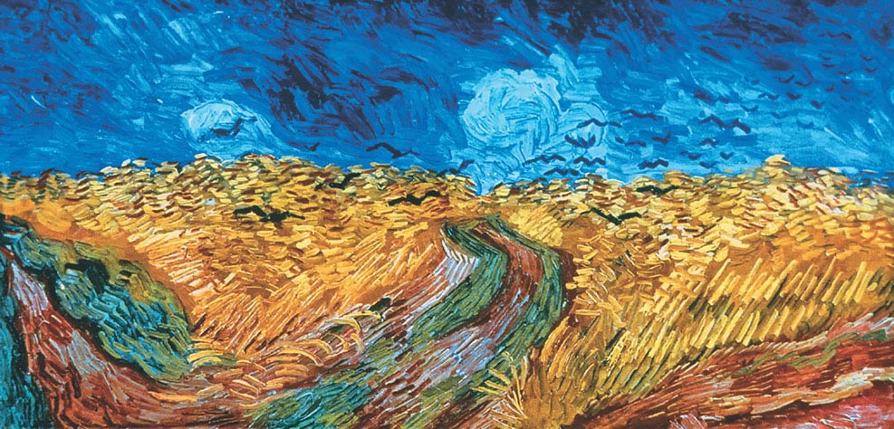 Vincent van Gogh, Campo di grano con corvi, 1890, olio su tela, cm 50,5×103, Amsterdam, Van Gogh Museum