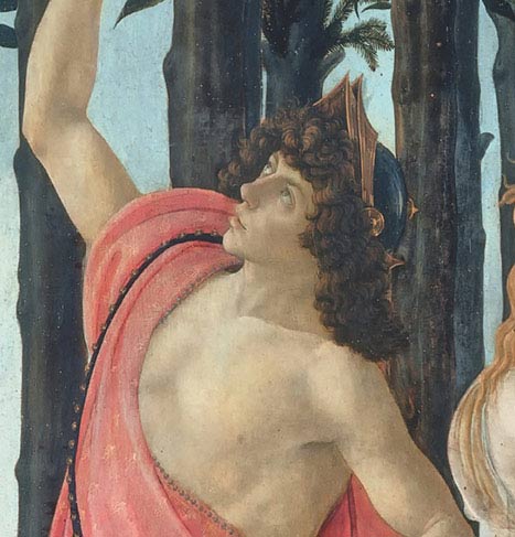 Sandro Botticelli, Allegoria della Primavera, particolare