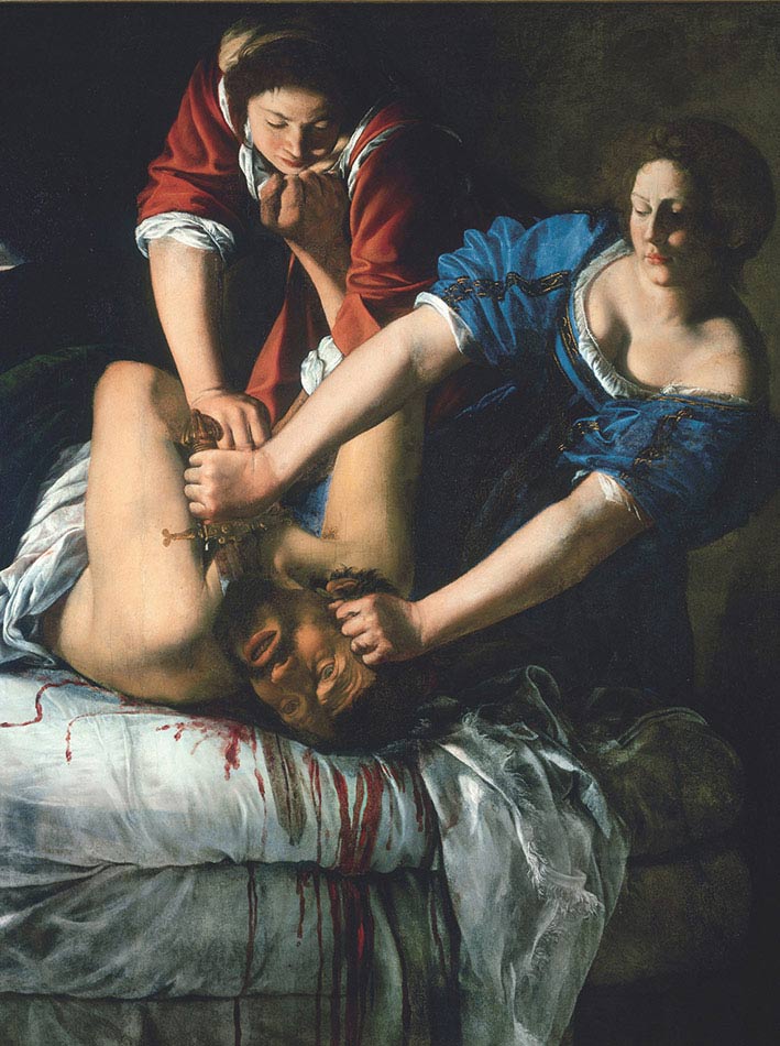 Artemisia Gentileschi, Giuditta e Oloferne, 1612-1613, olio su tela, cm 158,8×125,5, Napoli, Museo di Capodimonte