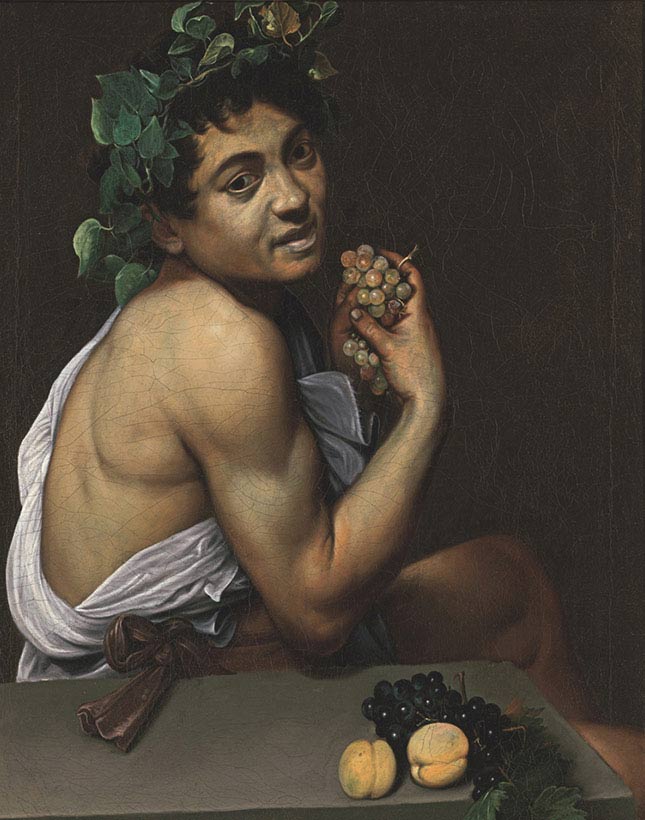 Caravaggio, Bacchino malato, 1593 ca, olio su tela, cm 67×53, Roma, Galleria Borghese