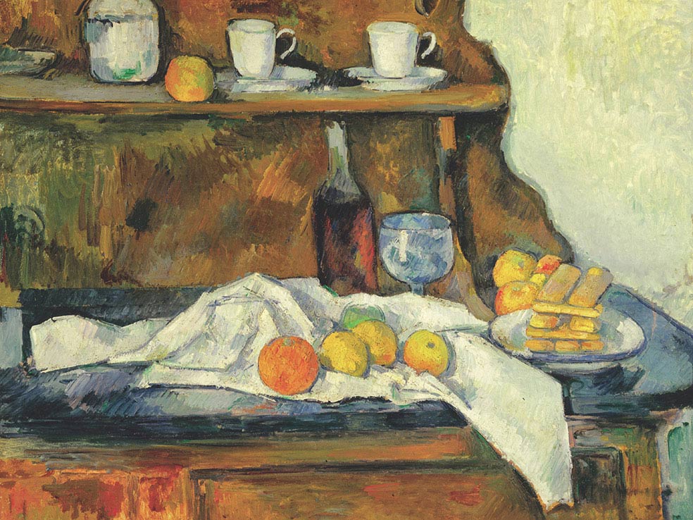 Paul Cézanne, Il buffet, 1873, olio su tela, cm 65,5×81, Budapest, Szépművészeti Múzeum