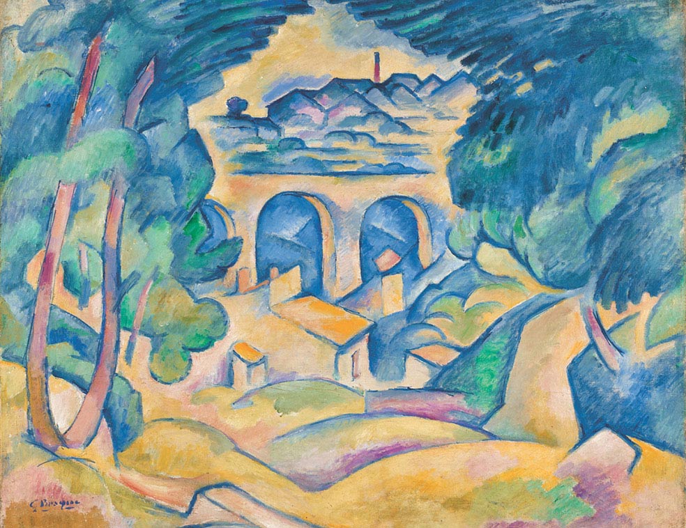 Georges Braque, Viadotto all’Estaque, 1907, olio su tela, cm 65,1×80,6, Minneapolis, Minneapolis Institute of Arts