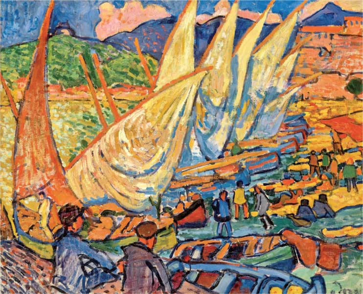 André Derain, Barche da pesca, 1905, olio su tela, cm 81x100, New York, The Metropolitan Museum of Art