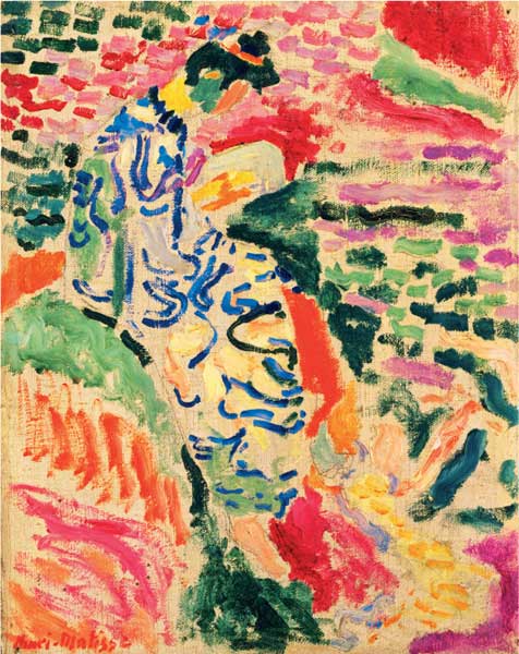 Henri Matisse, Donna vicino all’acqua, 1905, olio e matita su carta, cm 35x28, New York, The Museum of Modern Art