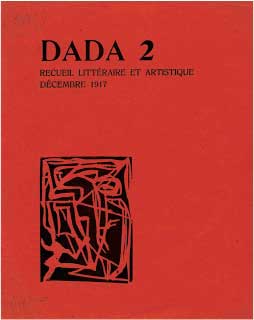 Copertina di “Dada”, n. 2, dicembre 1917, Iowa University, Dada Archive