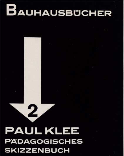 Copertina per Paul Klee Pädagogisches Skizzenbuch, 1929, litografia a colori, cm 28x21, Berlino, Kunstbibliothek