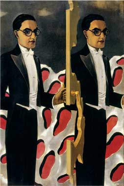 René Magritte, Ritratto di Paul Nouge, 1927, olio su tela, cm 95x65, Collezione privata