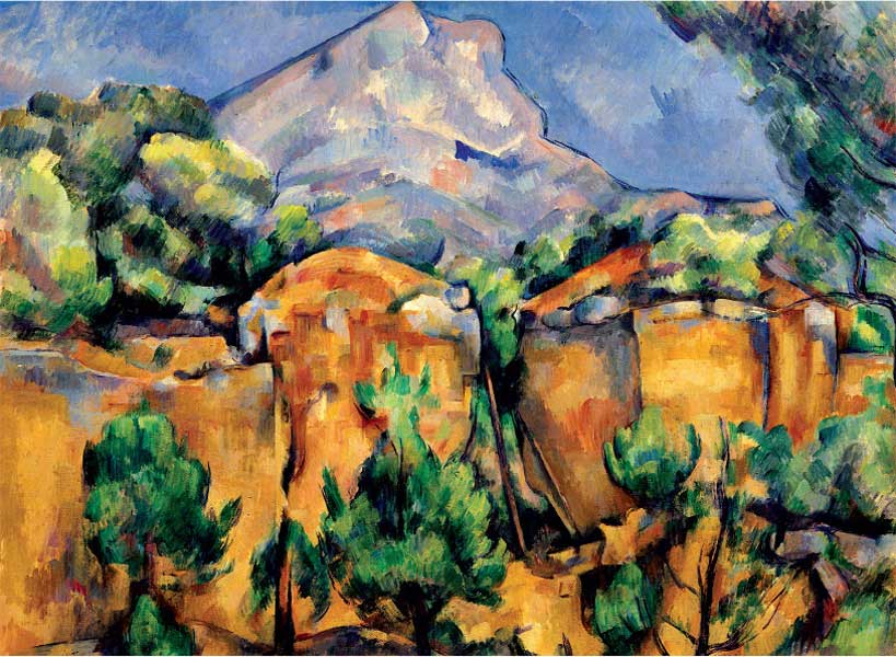 Paul Cézanne, La montagna Sainte Victoire, 1897, olio su tela, cm 54x81, Baltimora, The Baltimore Museum of Art