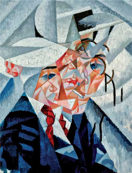 Gino Severini, Autoritratto, 1912, olio su tela, cm 55x46, Collezione privata