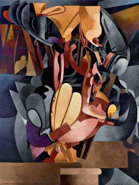 Francis Picabia, Rivedo nella memoria la mia cara Udnie, 1914, olio su tela, cm 250,2x198,8, New York, The Museum of Modern Art