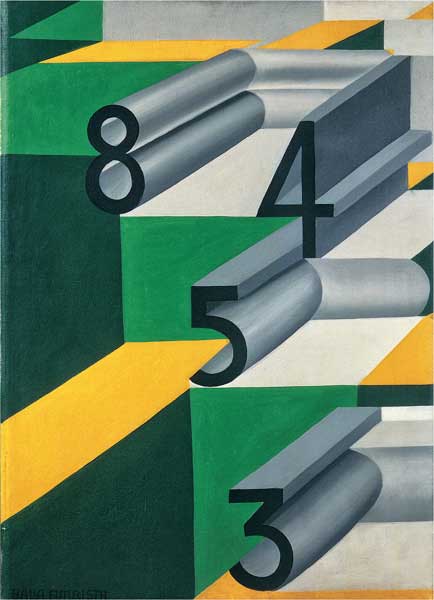 Giacomo Balla, Numeri innamorati, 1920, olio su tela, cm 77x56, Rovereto, MART