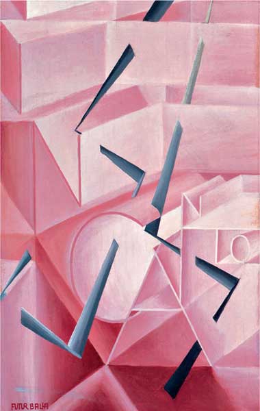 Giacomo Balla, Si è rotto l’incanto, 1920, olio su tela, cm 40x30, Collezione privata