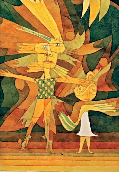 Paul Klee, Geni, 1922, matita, acquerello e inchiostro su carta e cartoncino, cm 24x16,4, Berna, Zentrum Paul Klee