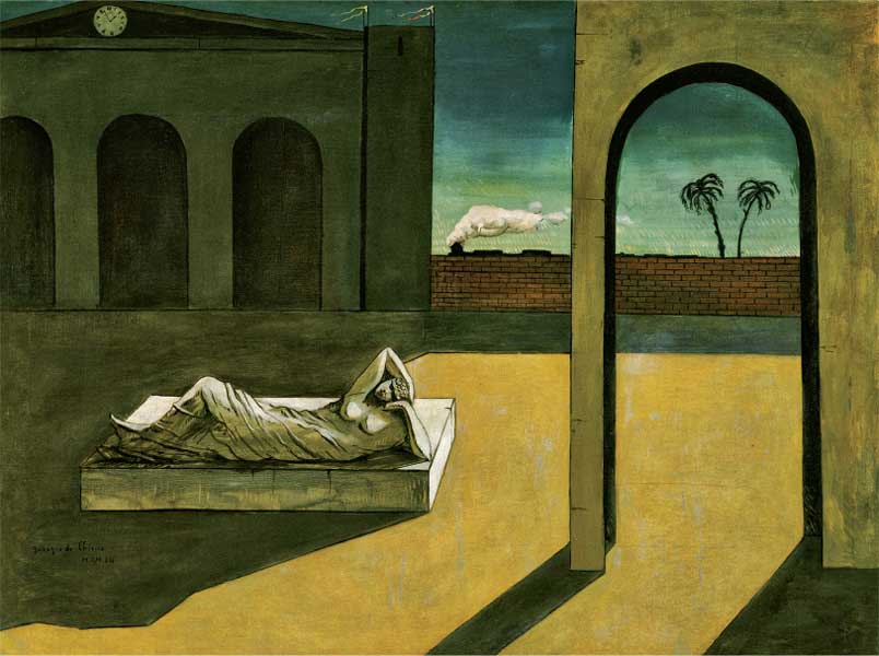 Giorgio de Chirico, La ricompensa dell’Indovino, 1913, olio su tela, cm 135,6x180, Filadelfia, Philadelphia Museum of Art