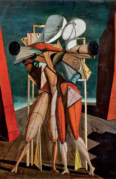 Giorgio de Chirico, Ettore e Andromaca, 1917, olio su tela, cm 90x60, Collezione privata